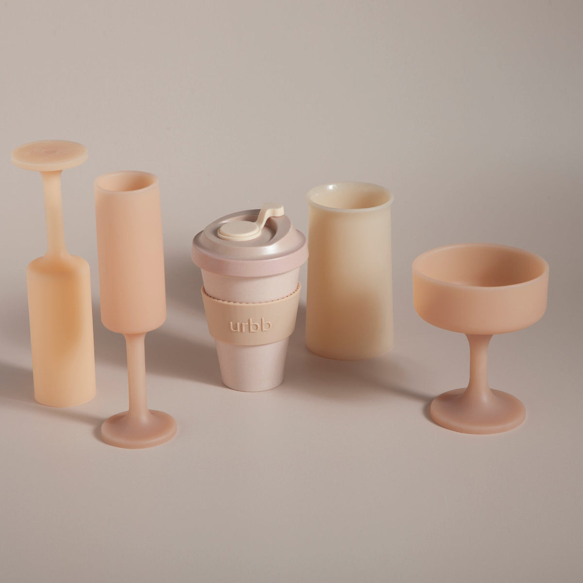 wheat + oat | mecc |  silicone unbreakable cocktail glasses