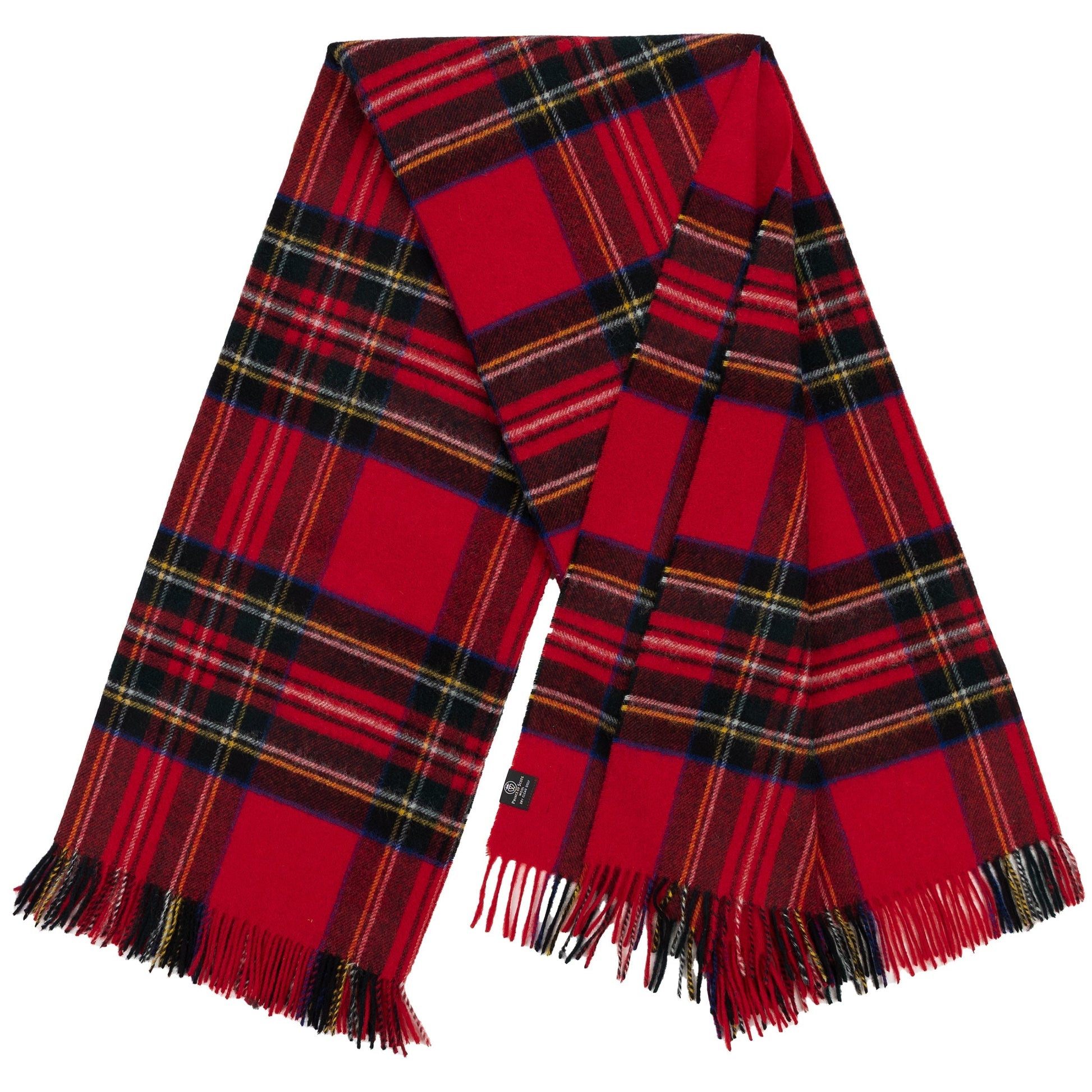 Highland Tweeds Shetland Lambswool Throw (Royal Stewart) - Osadia Concept Store