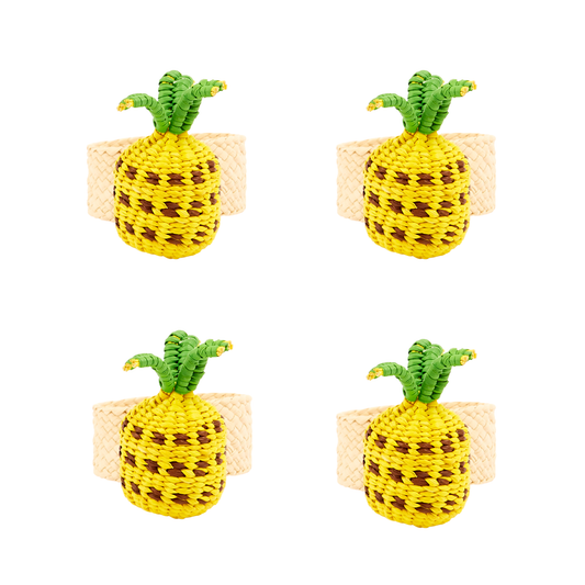 S/4 Pineapple Napkin Ring