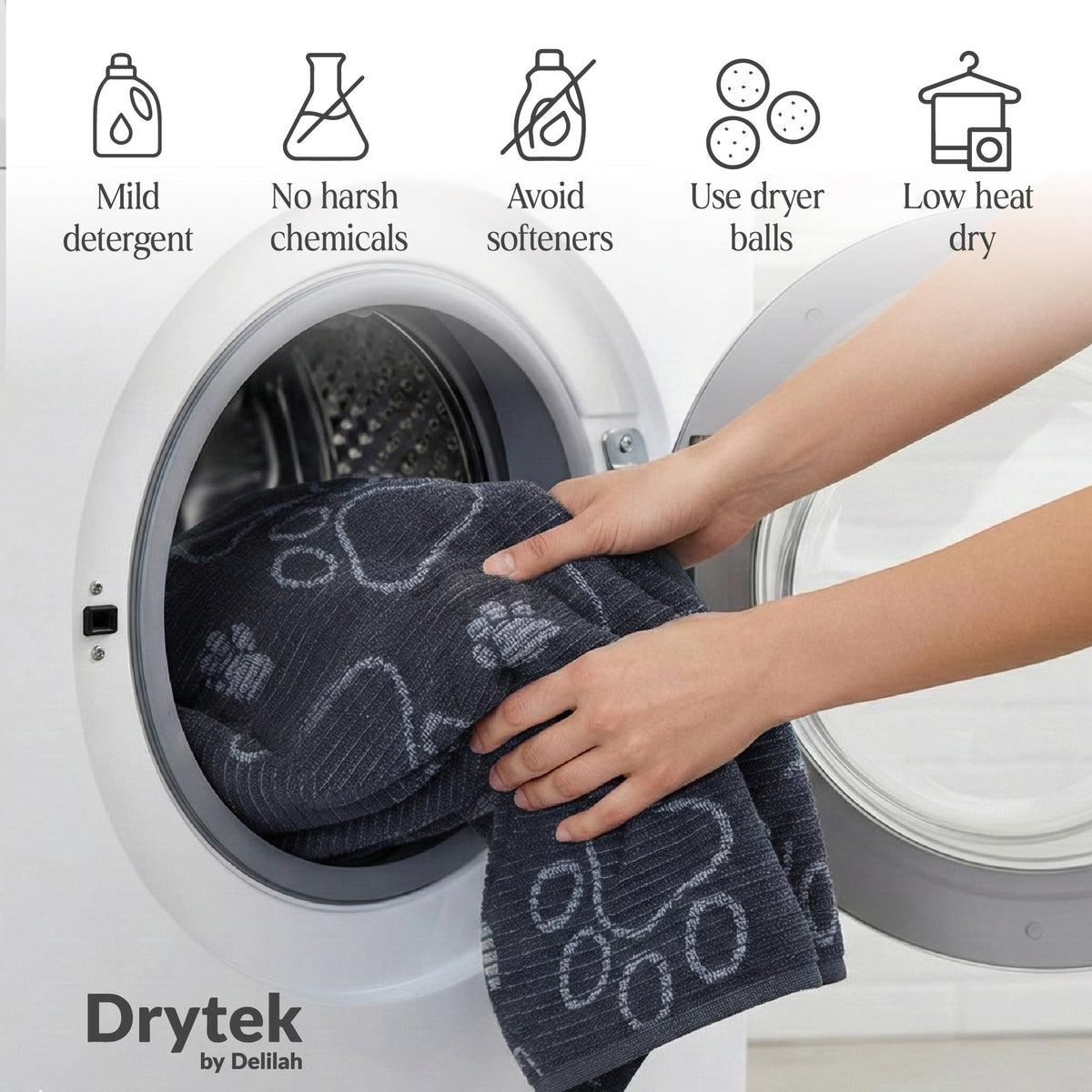 Delilah Home Drytek Dog Bath Towel