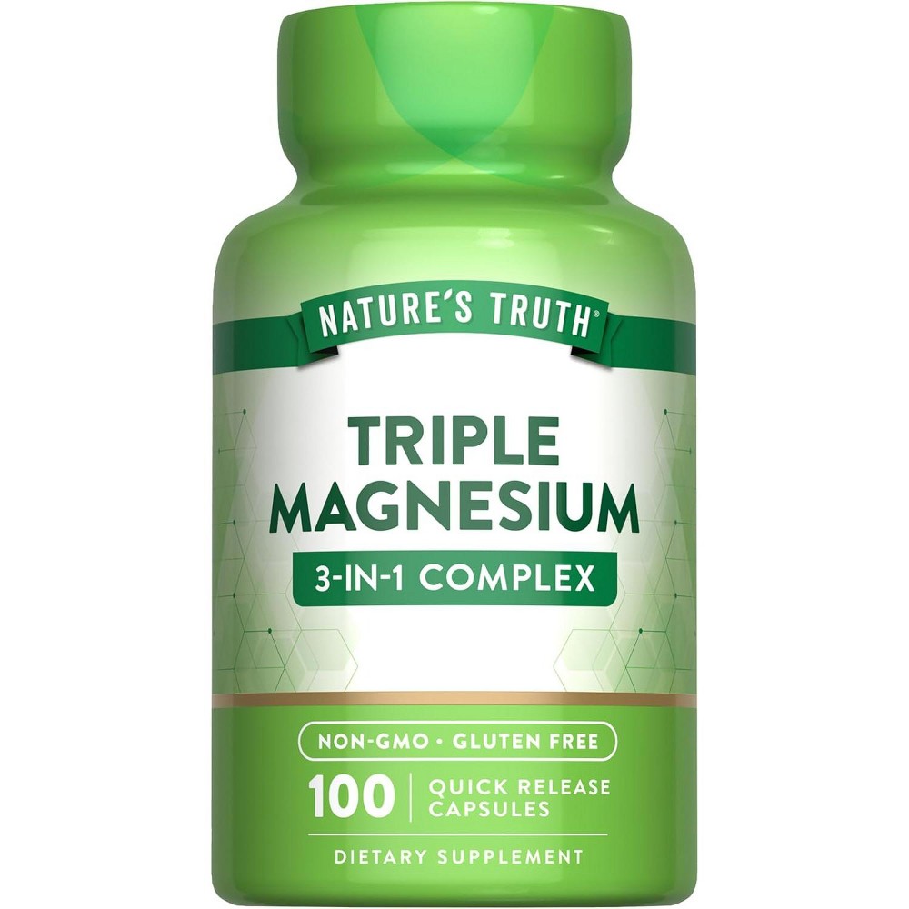 Nature's Truth Triple Magnesium Complex, Capsules