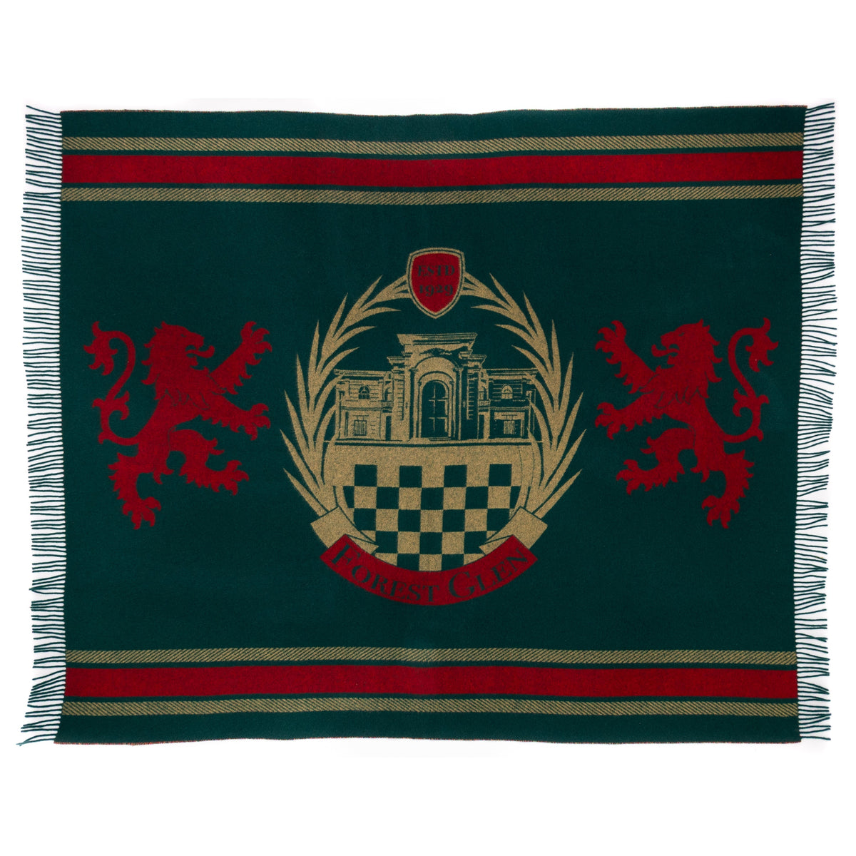 The Forest Glen Club Throw – Extra-Fine Italian Merino Wool