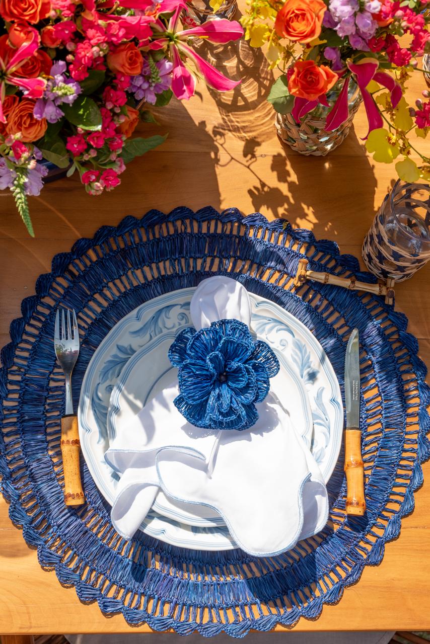 S/4 Buriti Flower Napkin Ring