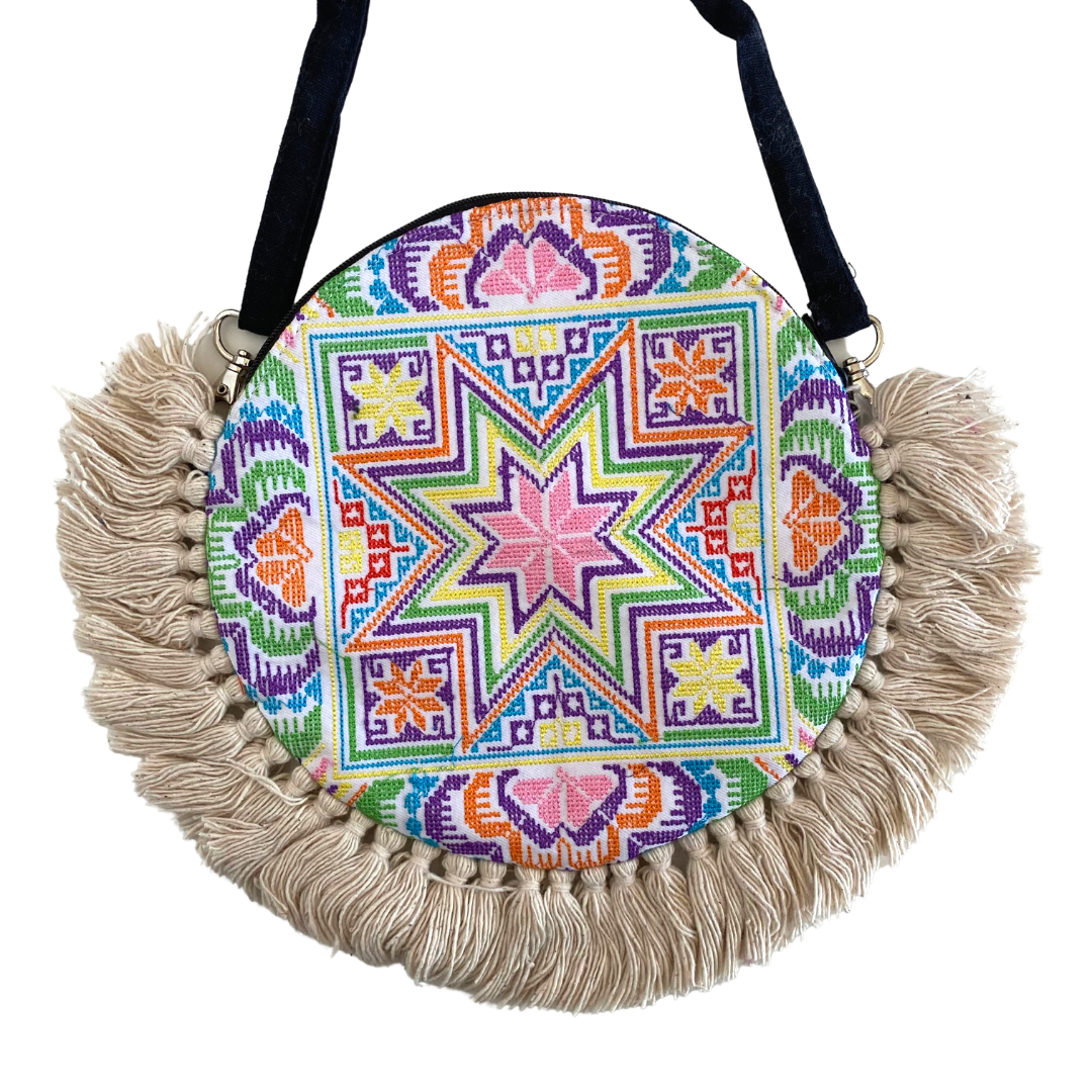 Tassel Crossbody Flor Canteen Bag | Clutch - Thailand