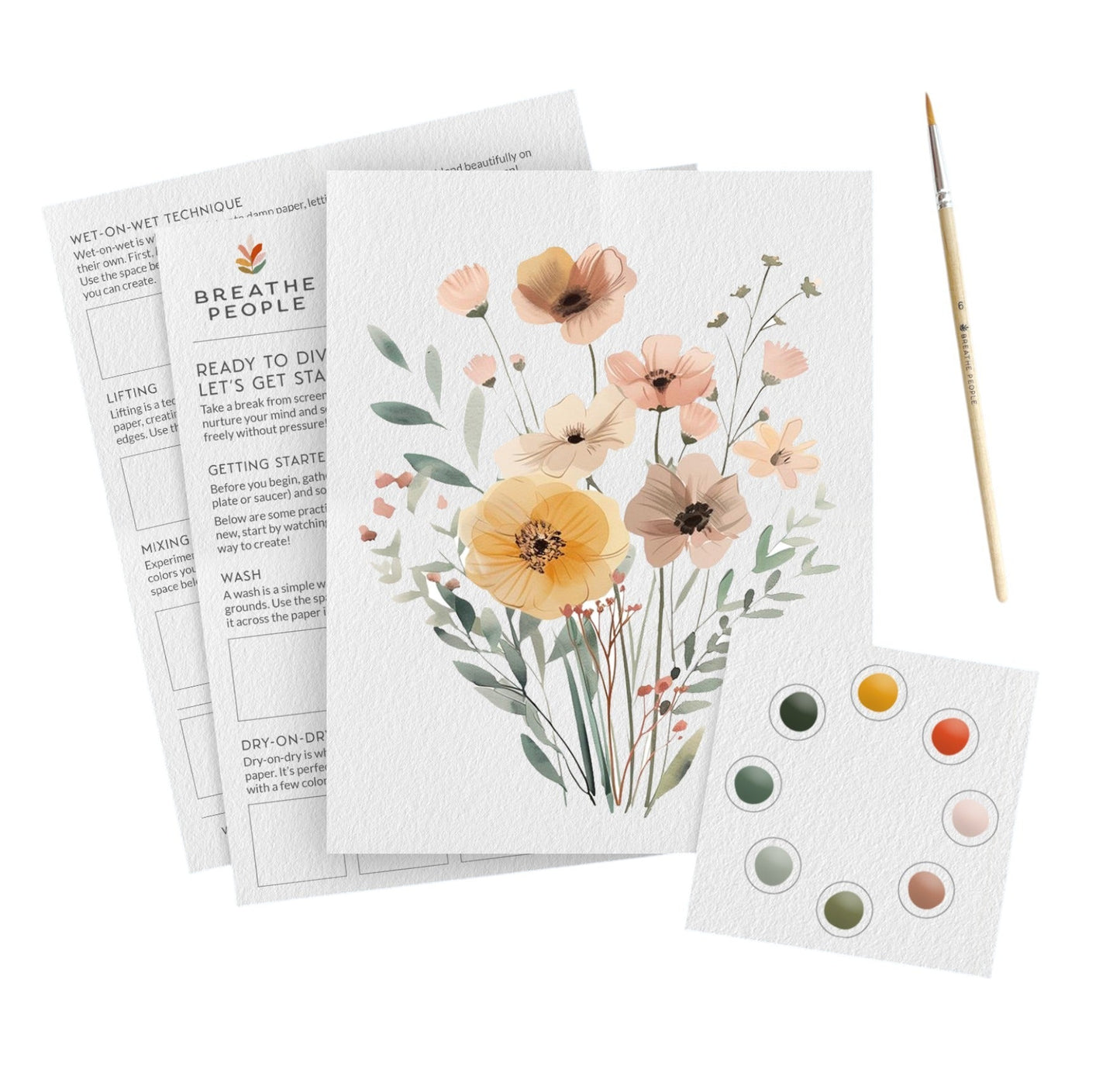 Wildflowers All-In-One Watercolor Kit