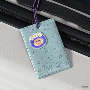 BT21 Minini Leather Patch Travel Tag Vacance