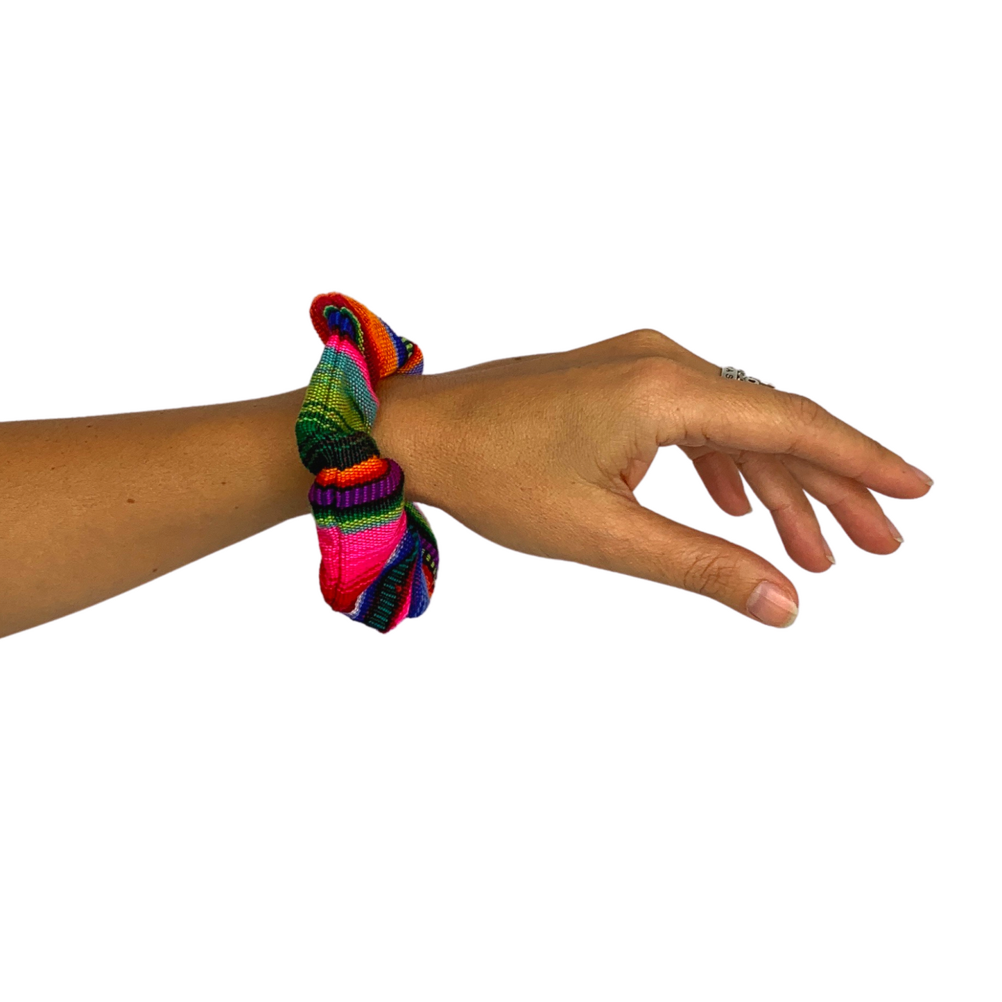 Hacienda Striped Multicolor Scrunchie - Guatemala