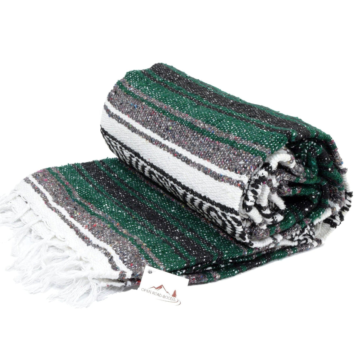 Green Mexican Falsa Yoga Blanket