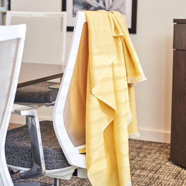 Dandelion Yellow Handloom Merino Throw - Osadia Concept Store