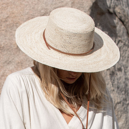 Straw Boater Hat