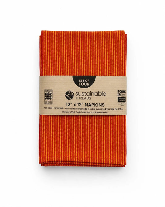 Handwoven Cotton Napkins, Set of 4