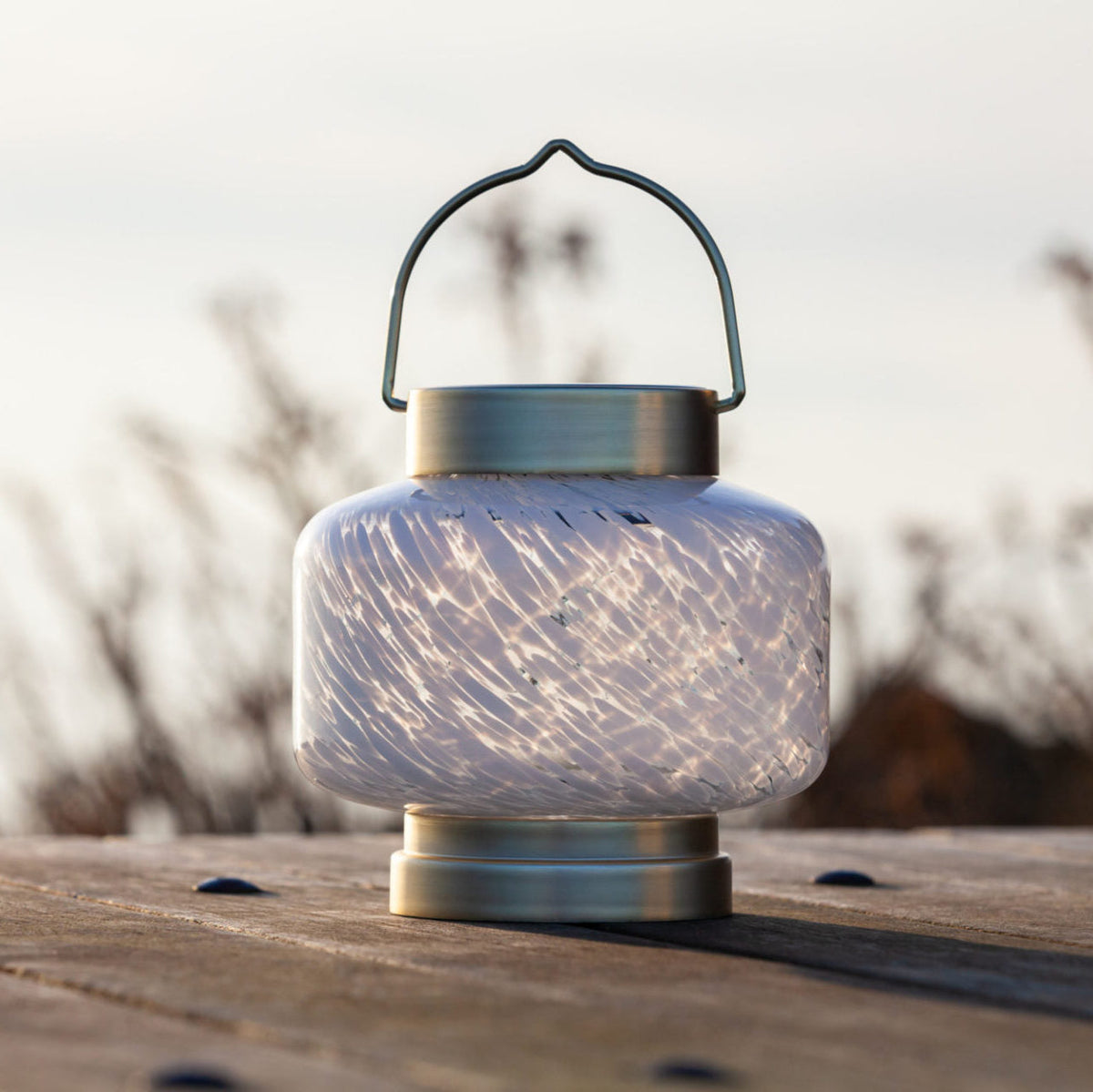 Boaters Solar Lanterns Handblown Glass