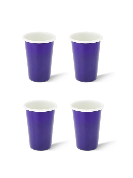 S/4 Large Enamel Tumbler  - Two Tone
