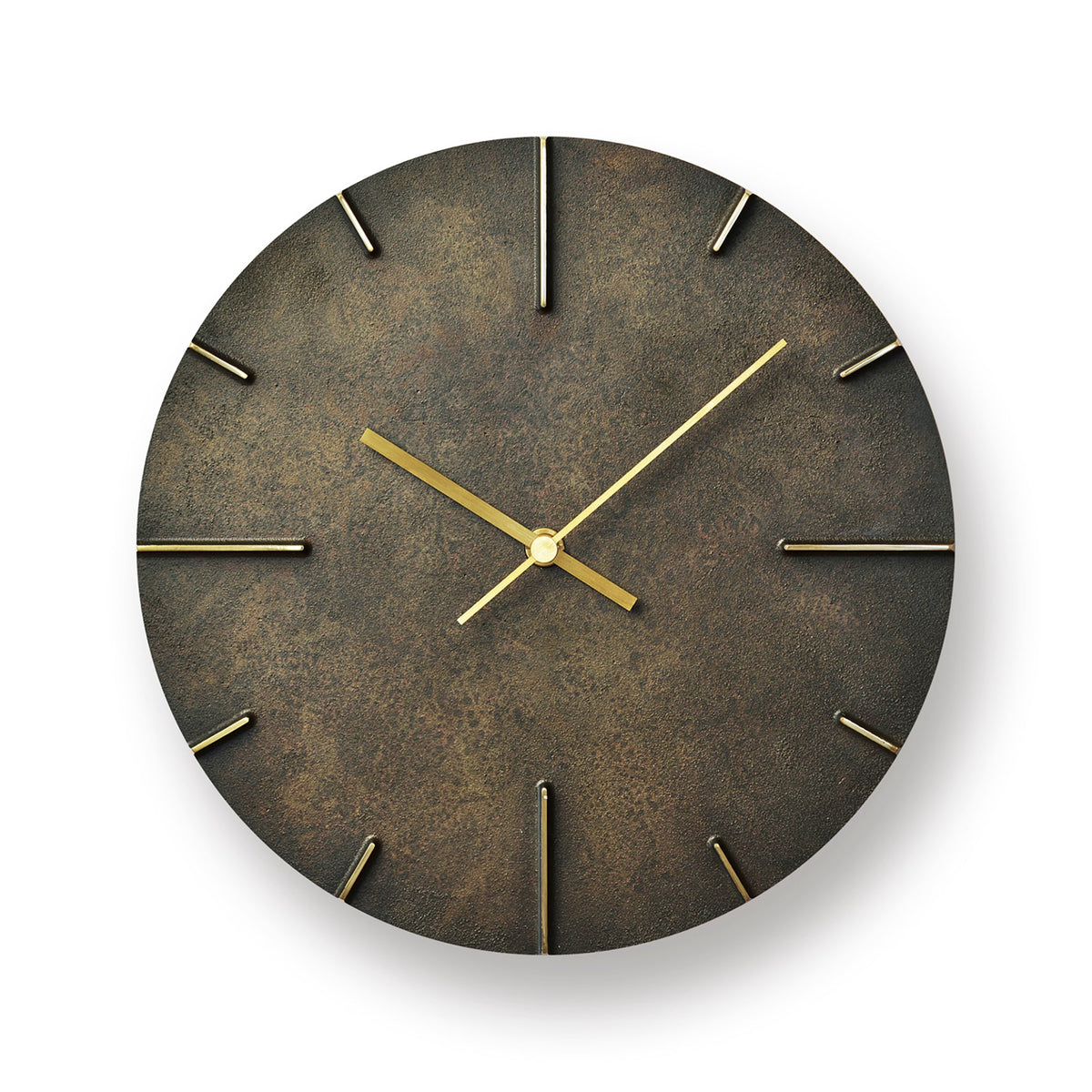 Lemnos Quaint Cast Brass Clock