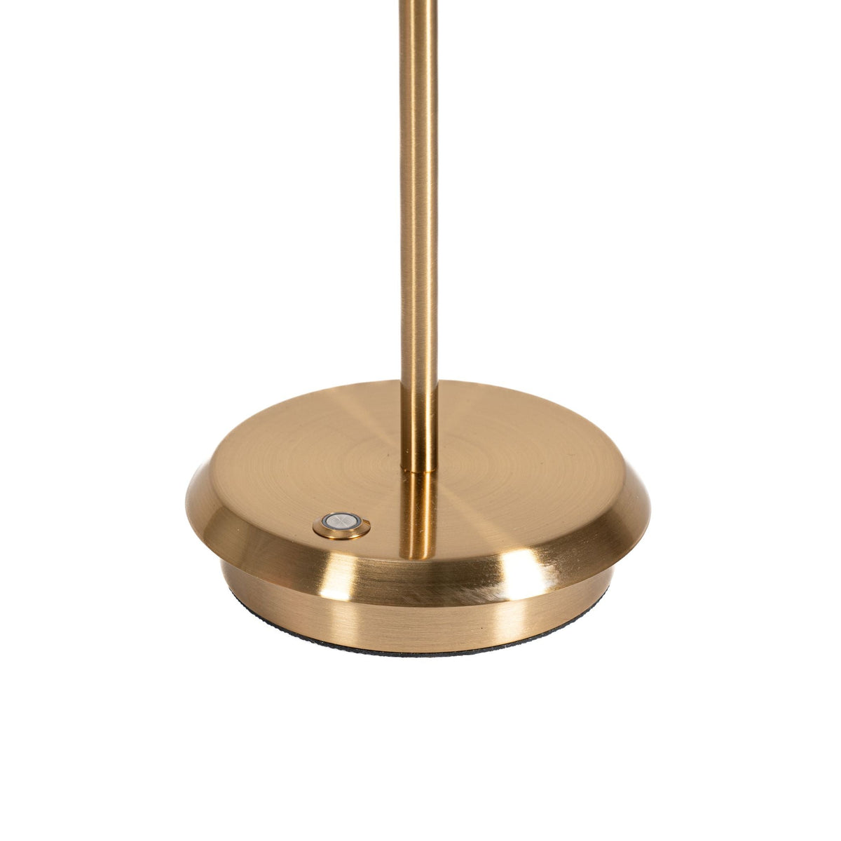 Blush Velvet with Gold Lamp Base
