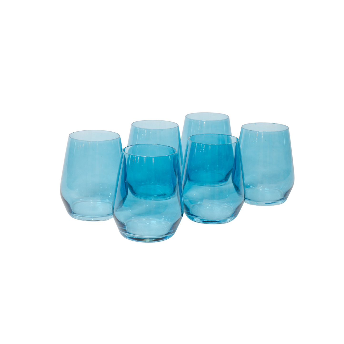 Blue Lagoon - Colored Wine Glass