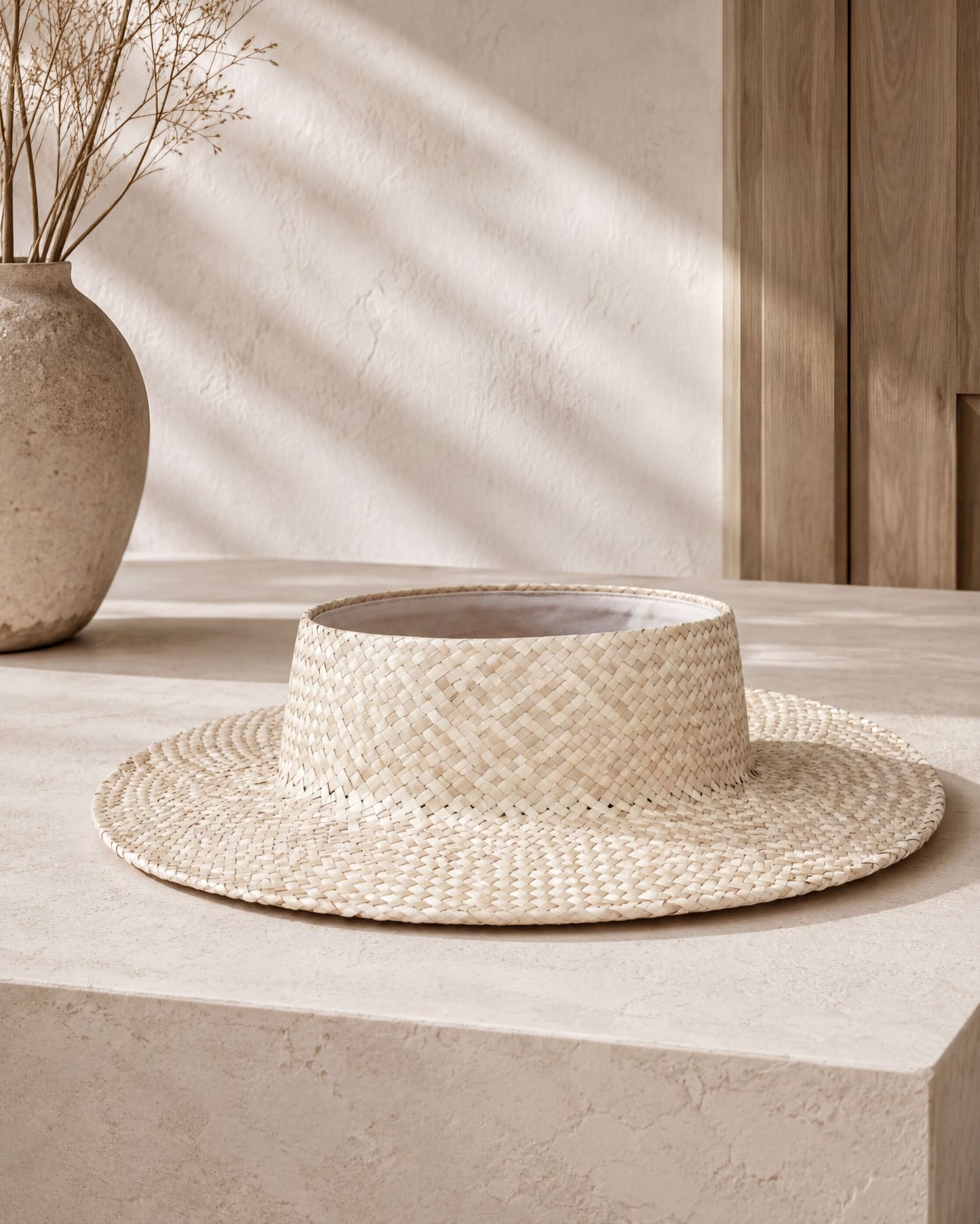 Short-Brimmed Holiday Papale Sun Hat
