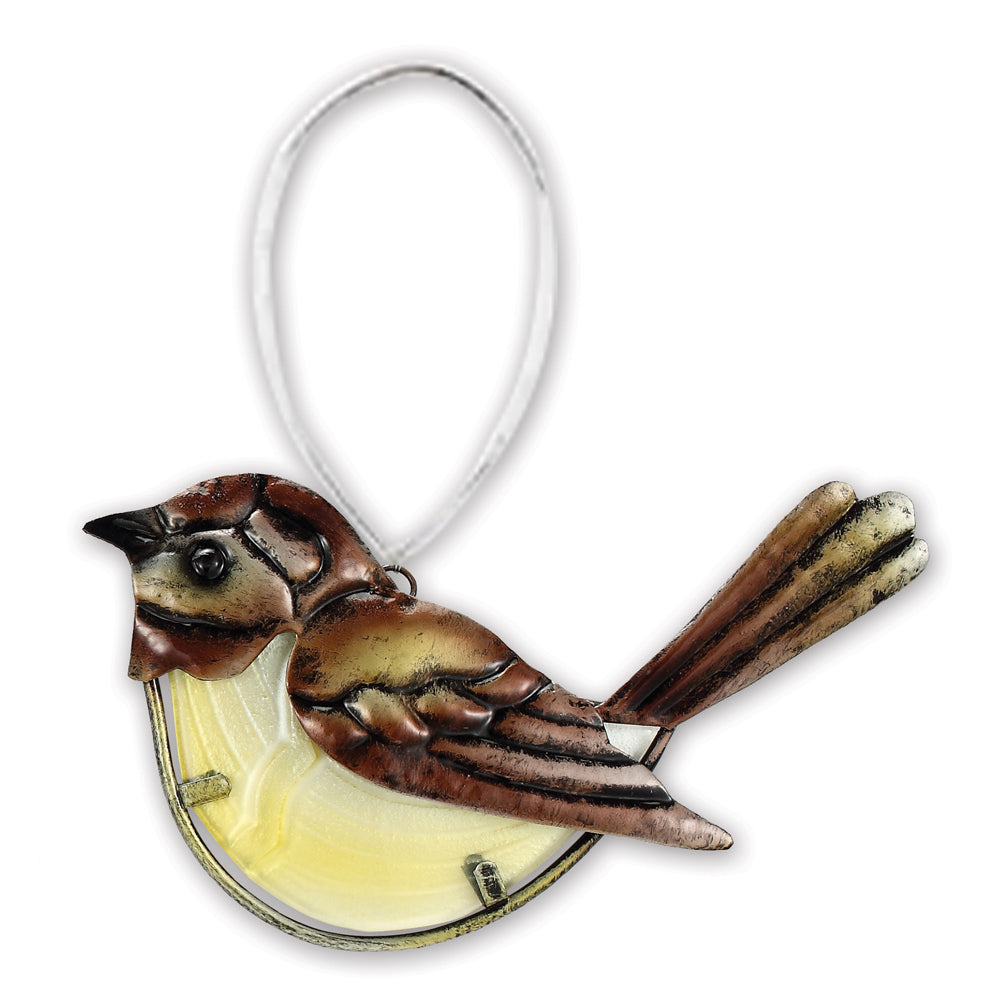 Whimsical Woodland Birds Ornaments - Set of 3