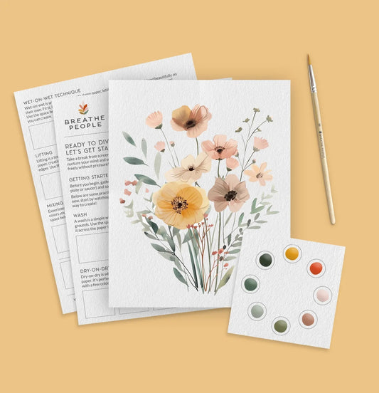 Wildflowers All-In-One Watercolor Kit