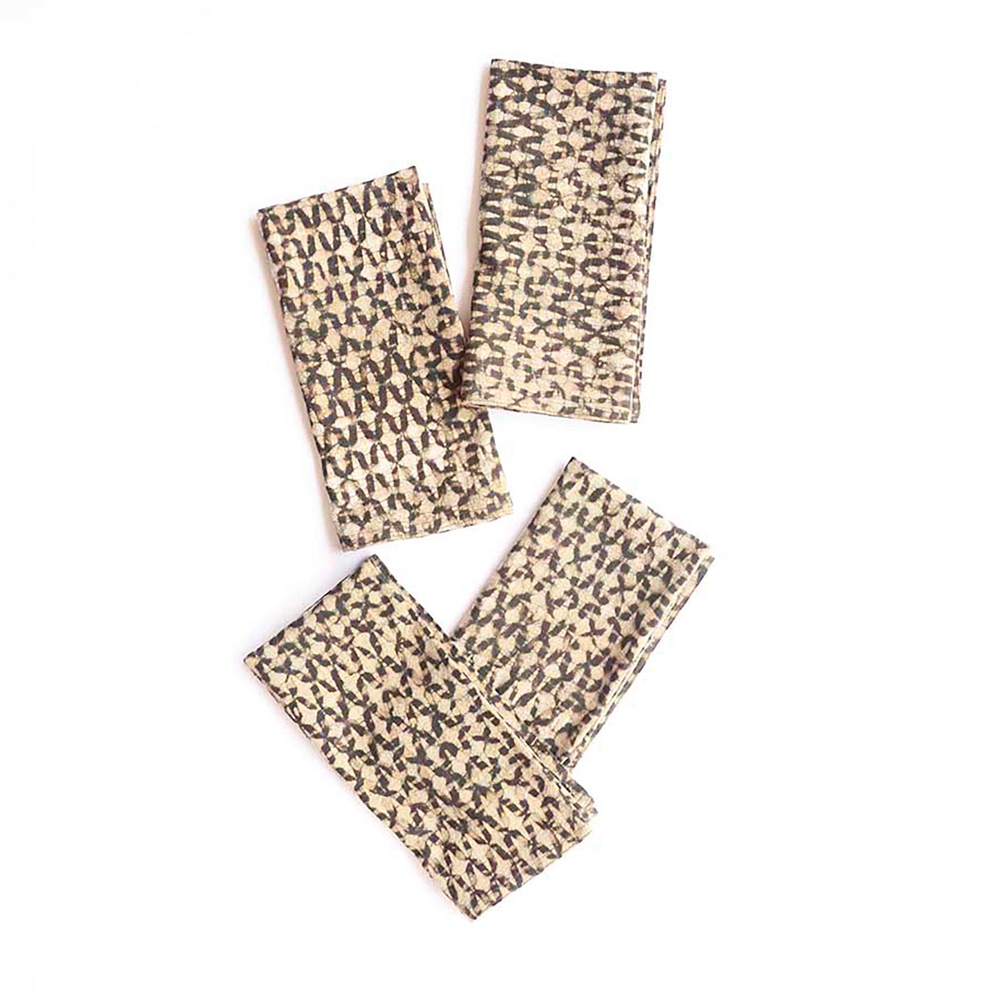 Boho Block Print Napkins (Set of 4) - Sparrow