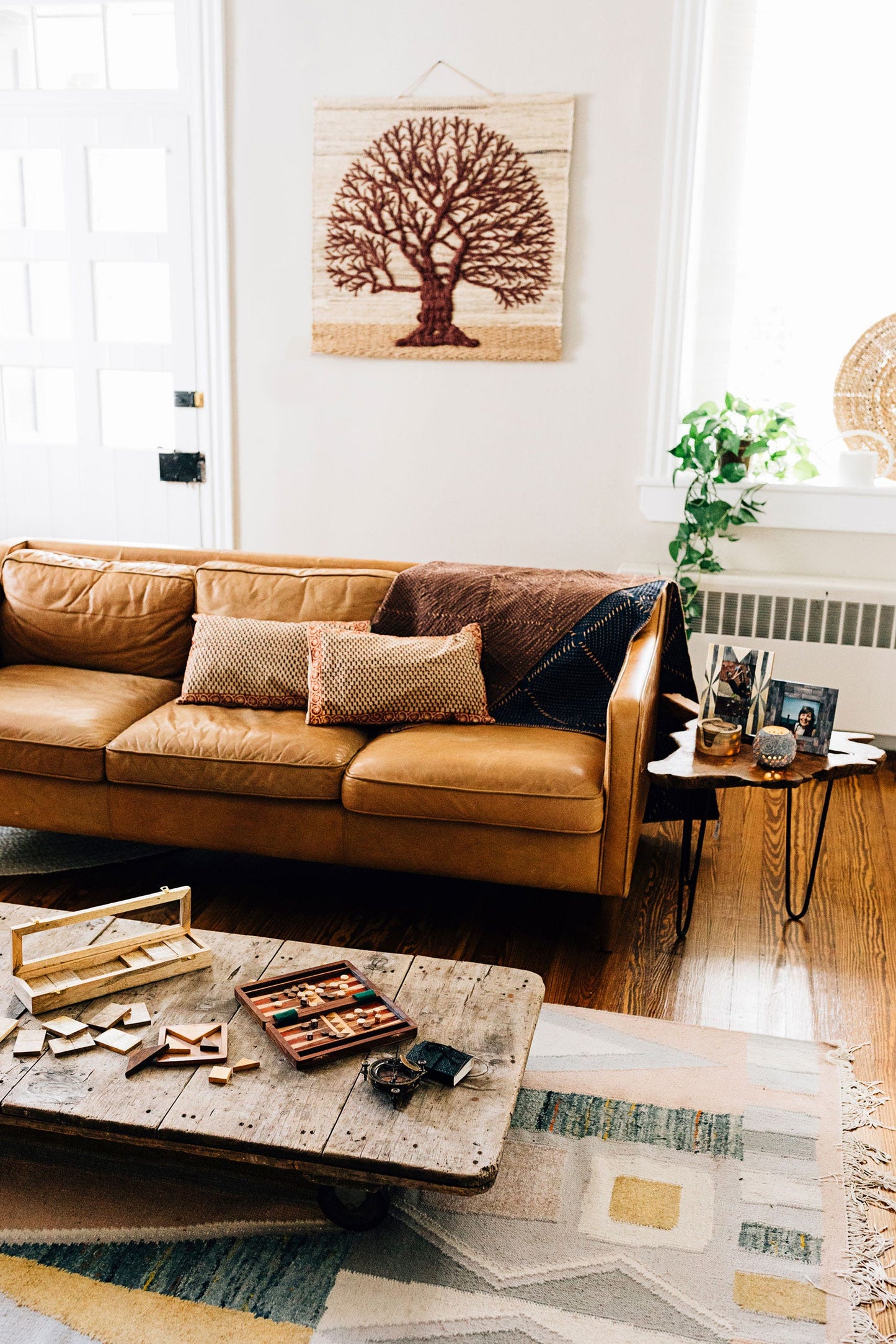 Jute Tree of Life Wall Hanging