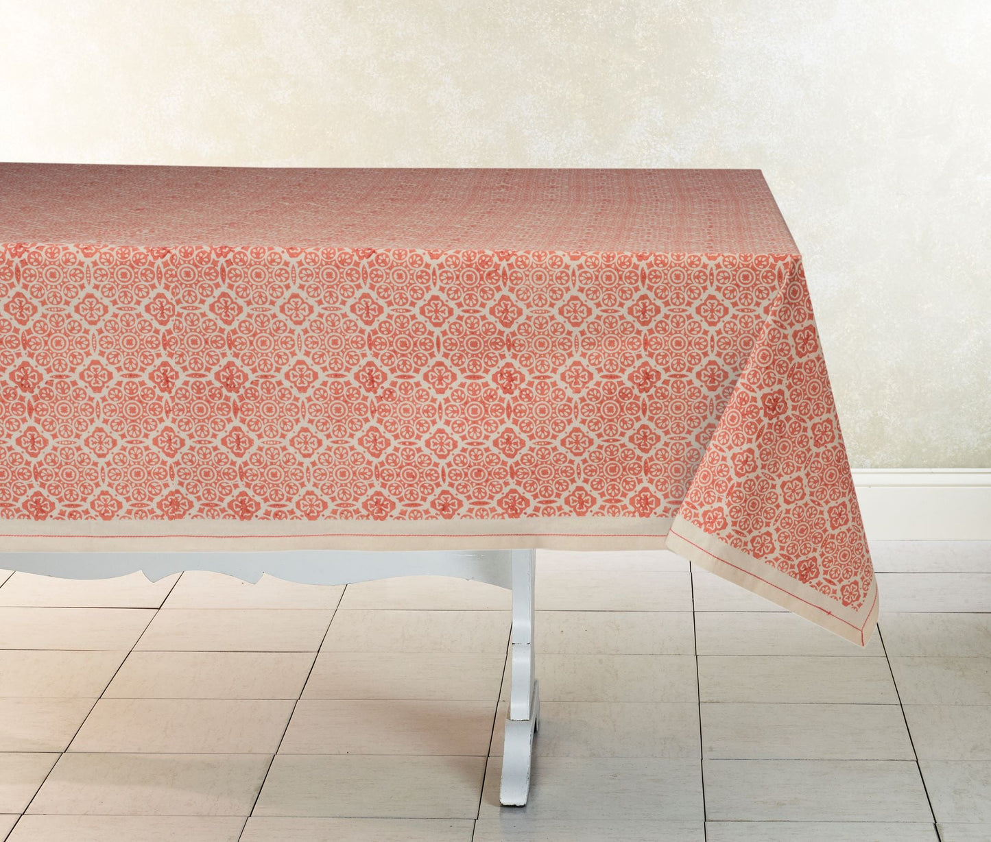 Hand Block Printed Tablecloth. Cotton - Fair Trade - Artisan Made