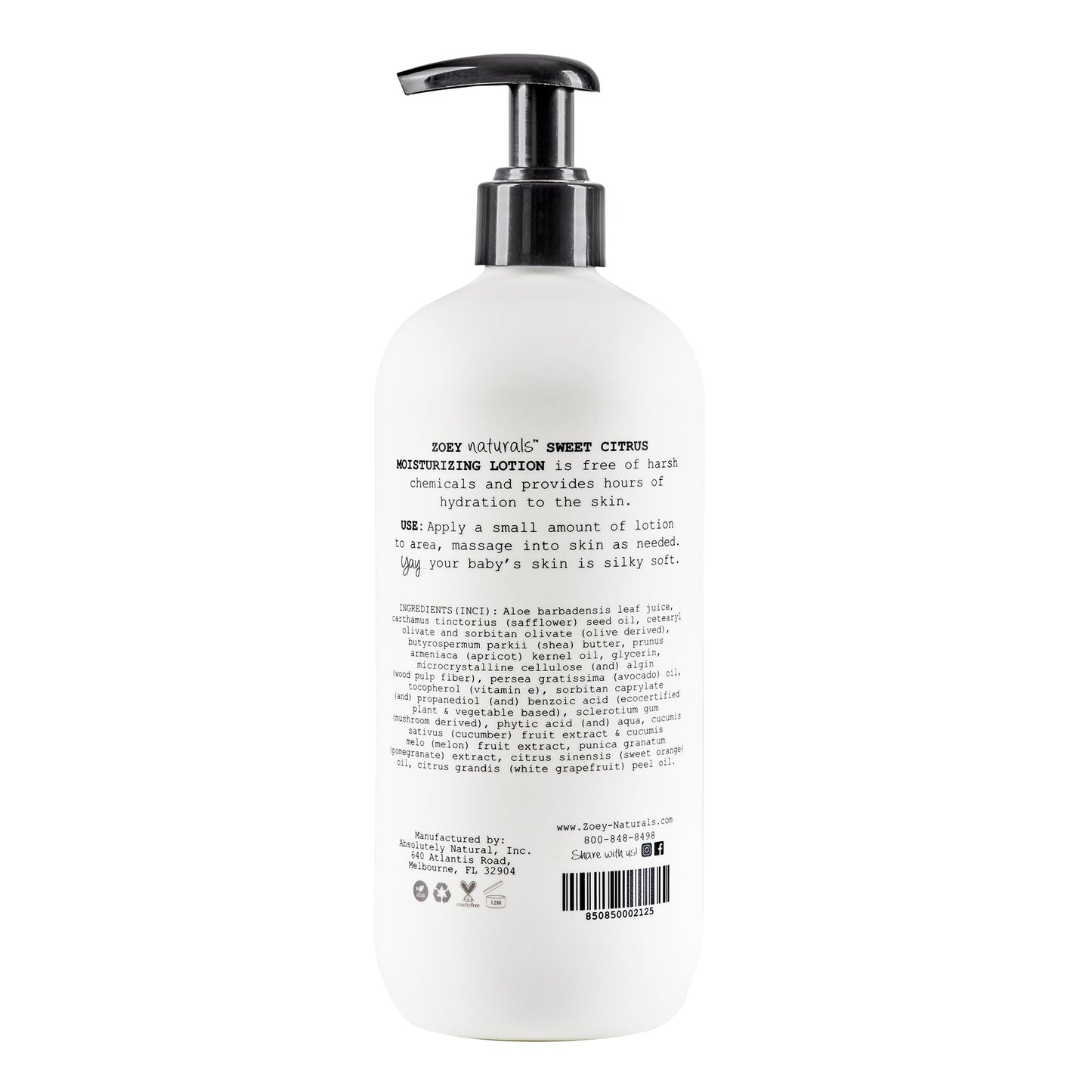 Sweet Citrus Moisturizing Lotion