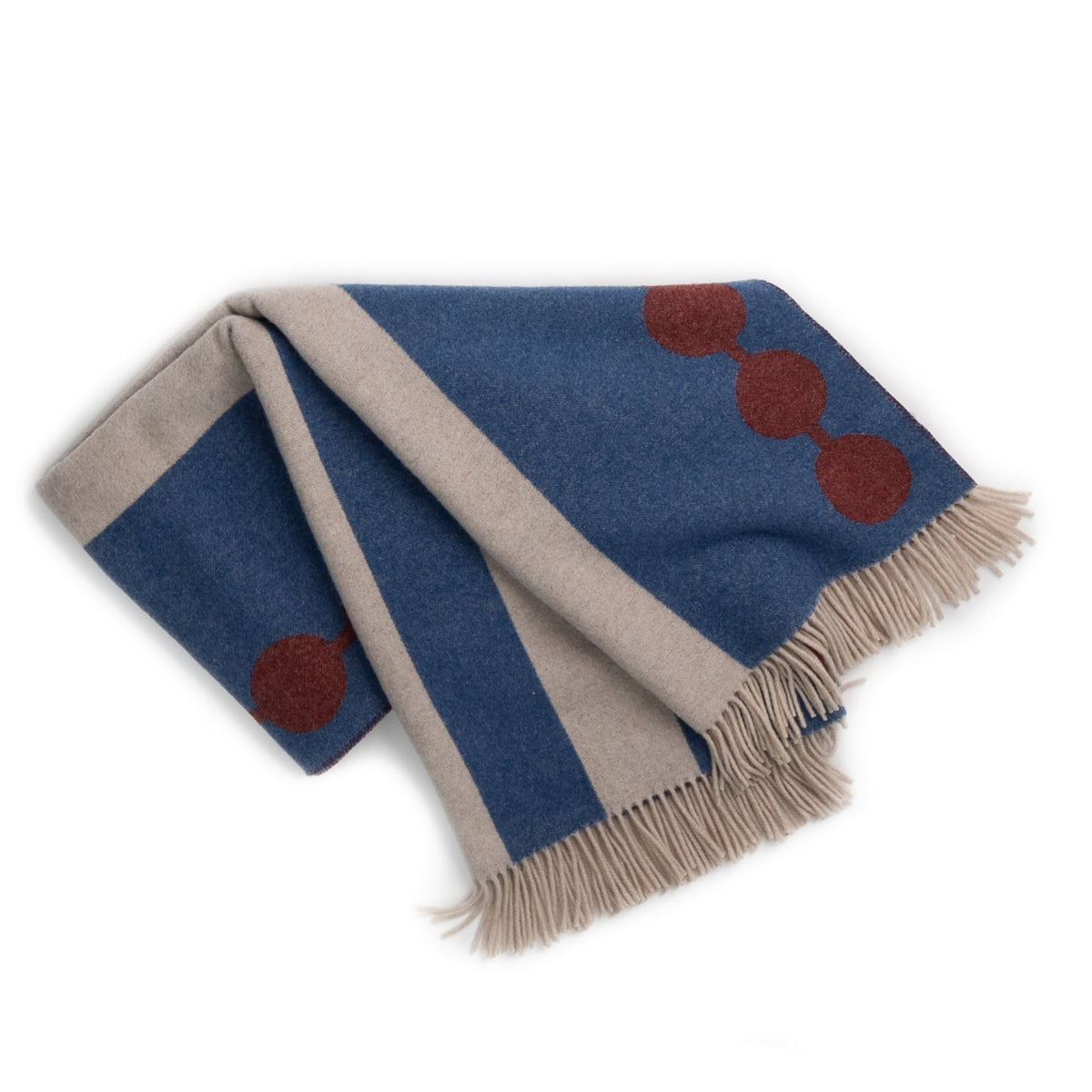 Equestrian Bridle Reversible Throw – Extra-Fine Italian Merino Wool