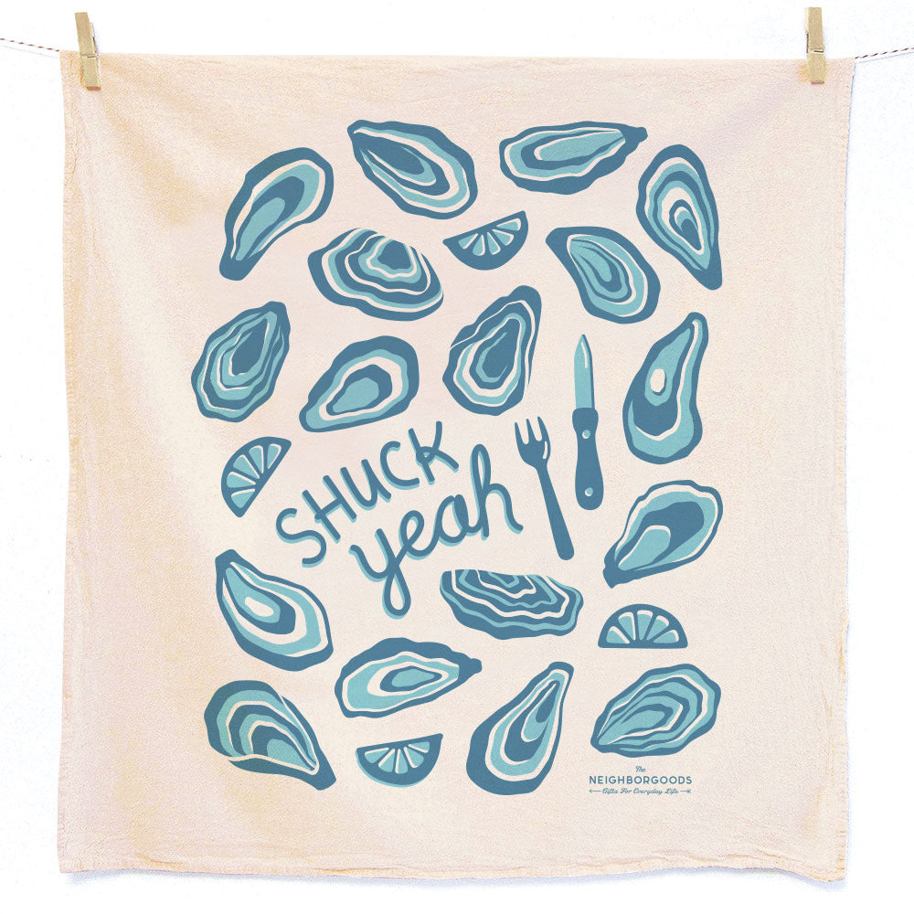 Fresh Oysters - Dish Towel Set of 2