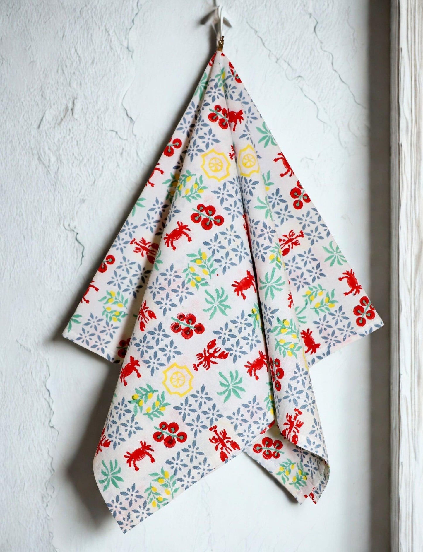 S/2 New Orleans Riviera Cotton Tea Towel