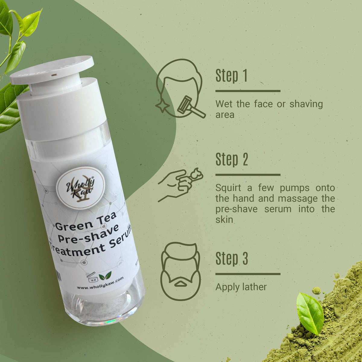 Green Tea Pre-Shave Treatment Serum