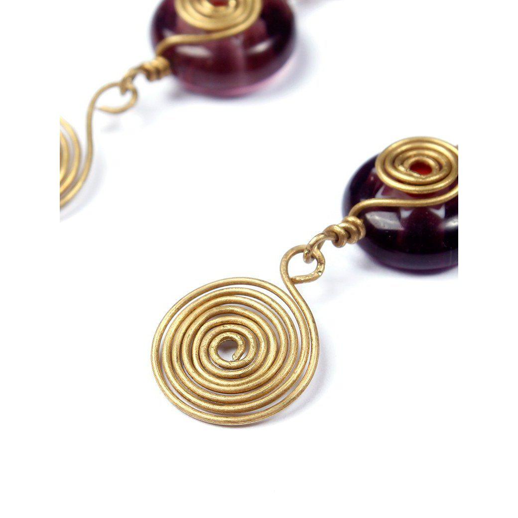 Milly Blown Glass Earrings - Thailand