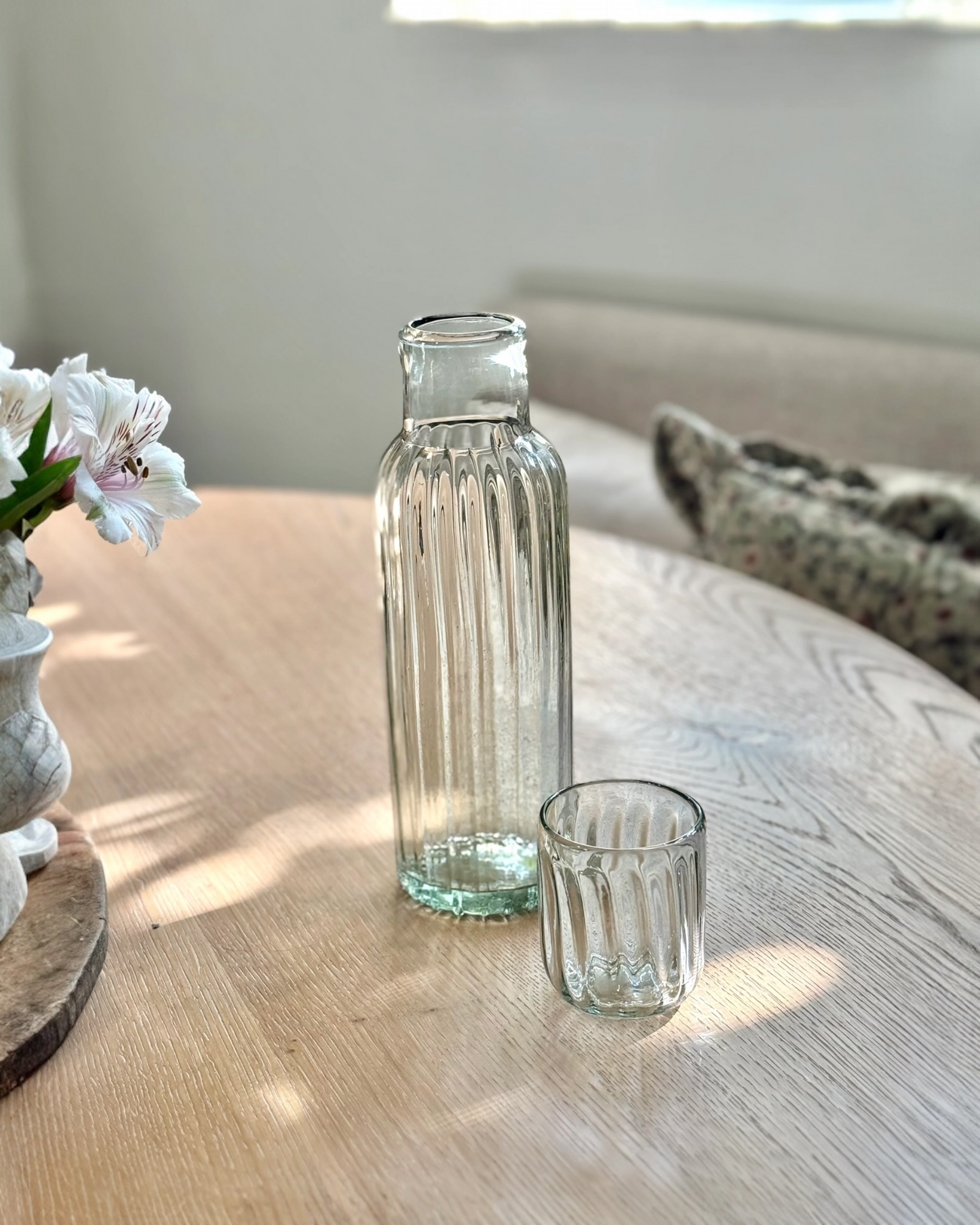 Fluted Tall Carafe Set
