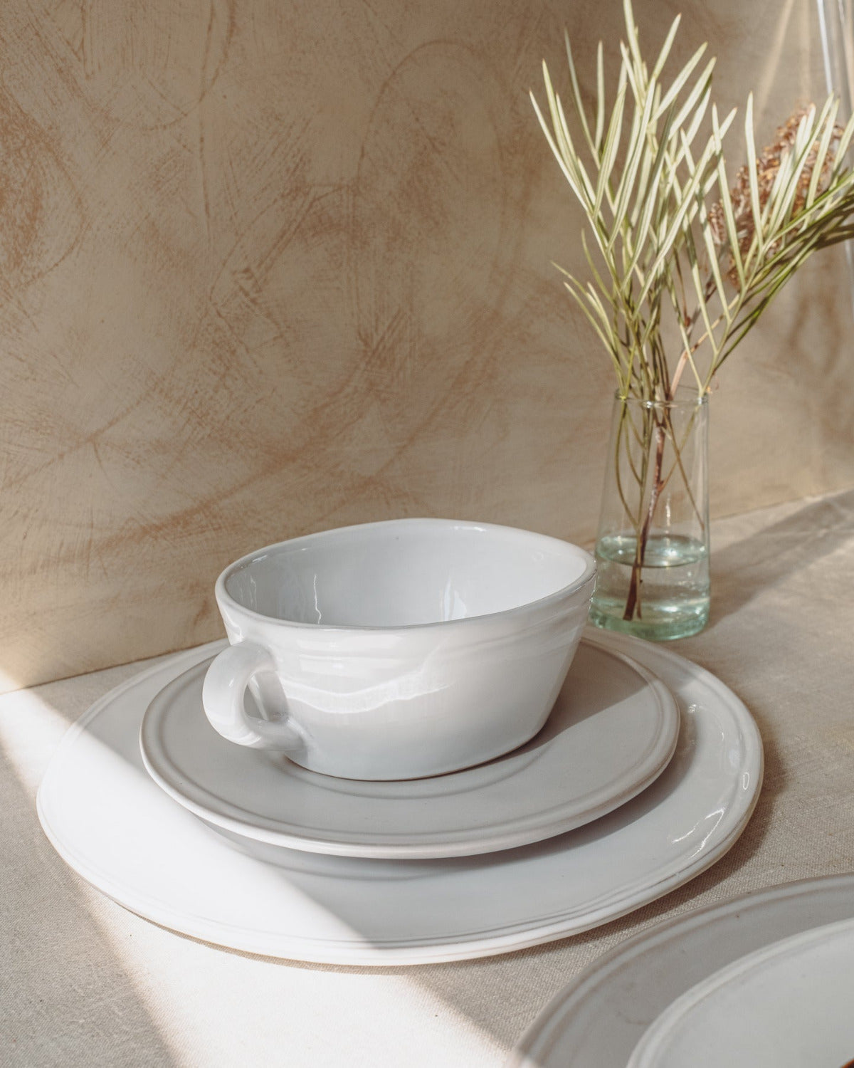 Milk White Oval Ramiken