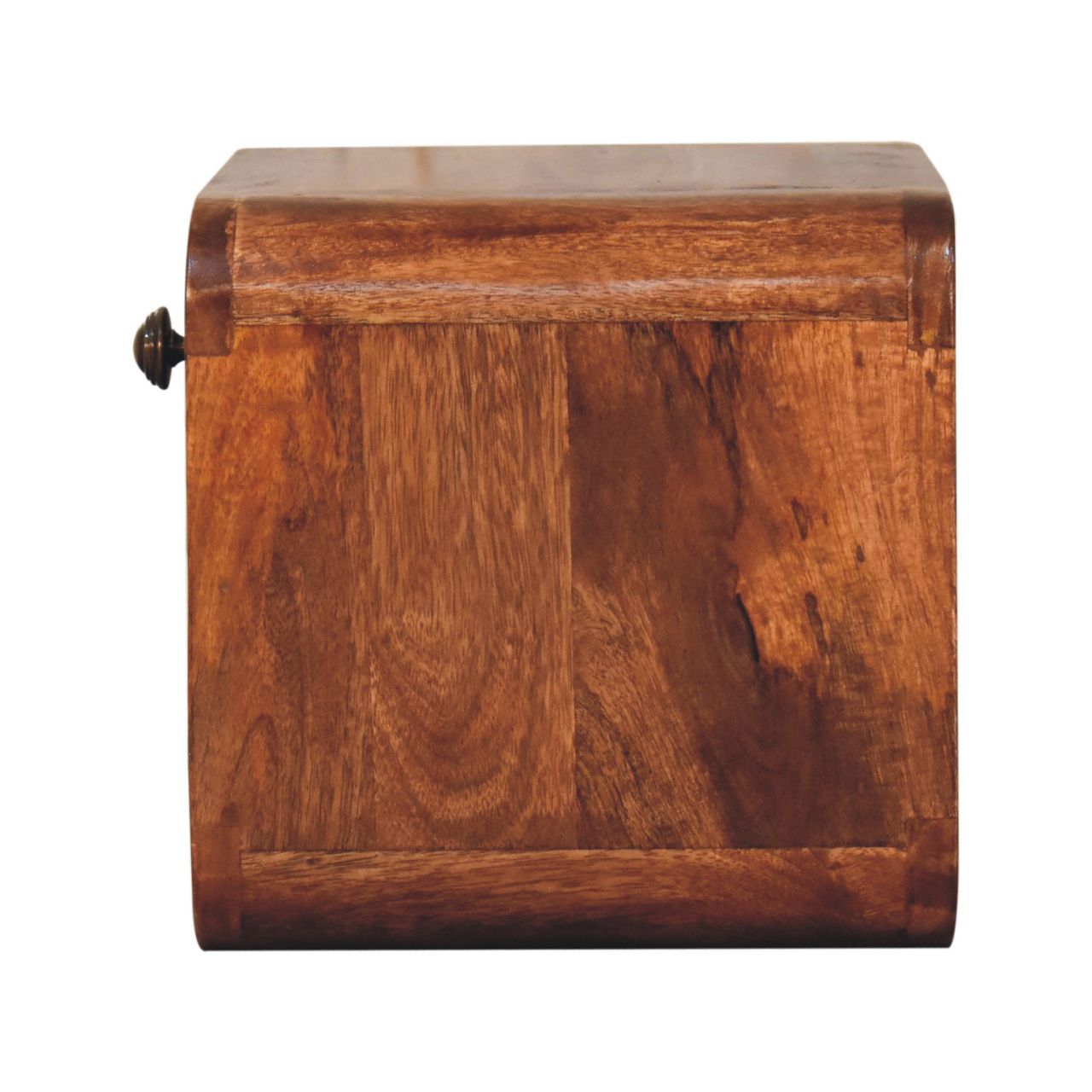 Solid Wood Mini Honey Caramel Wall-Mounted Bedside Table