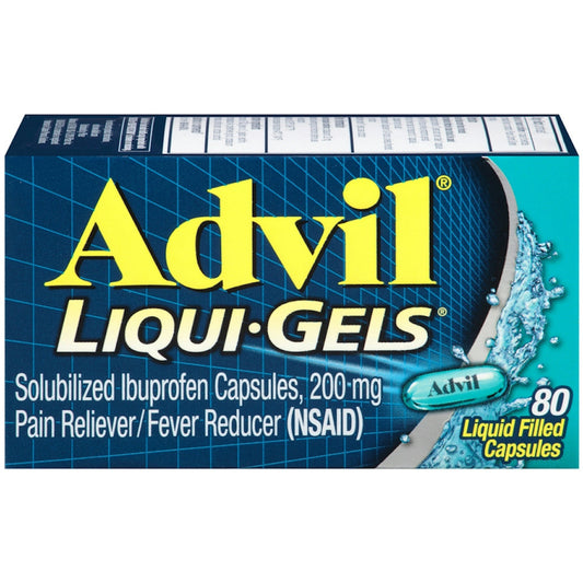 Advil Liqui-Gels Pain Reliever/Fever Reducer Liquid Filled Capsules - Ibuprofen (NSAID)