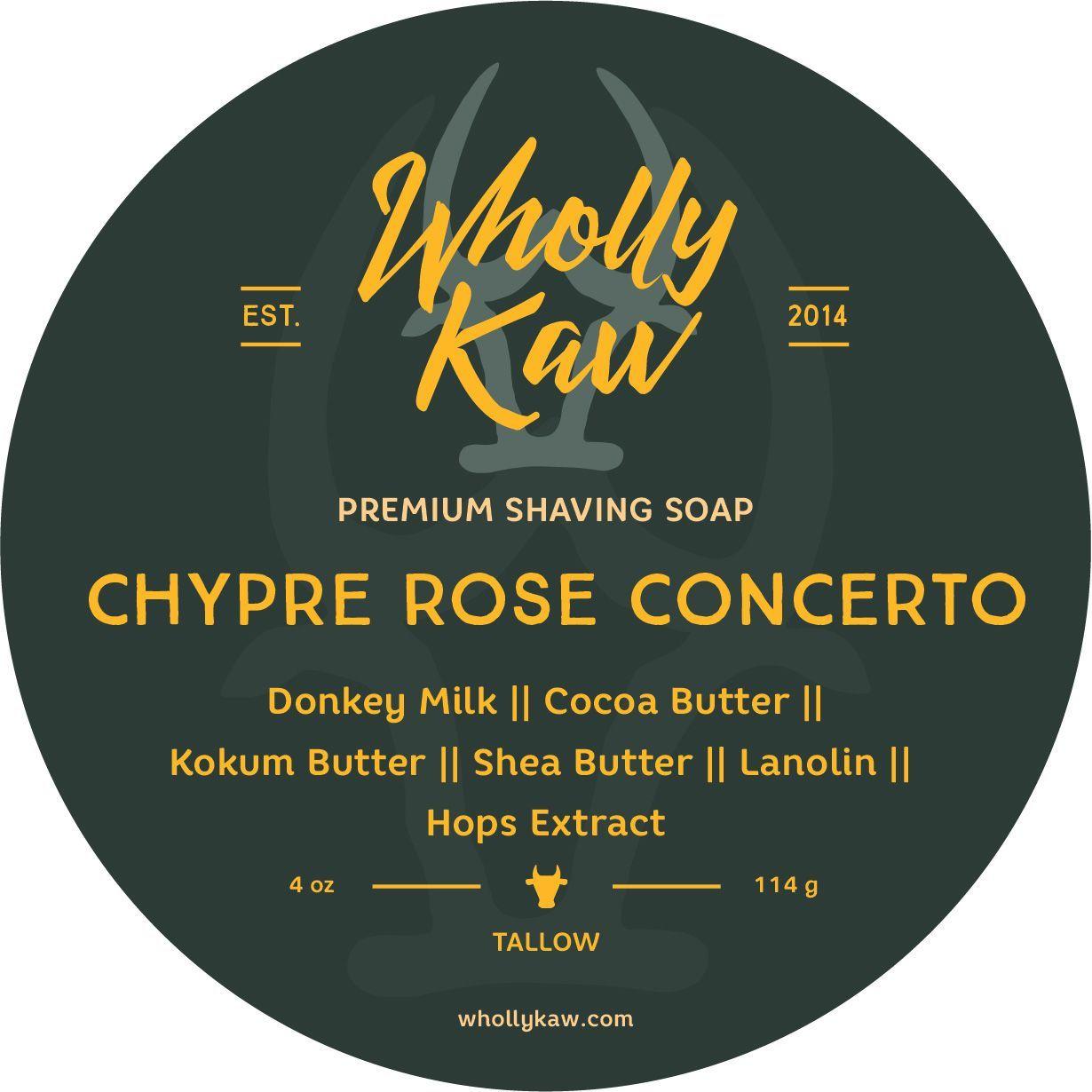Wholly Kaw Chypre Rose Concerto Shaving Collection