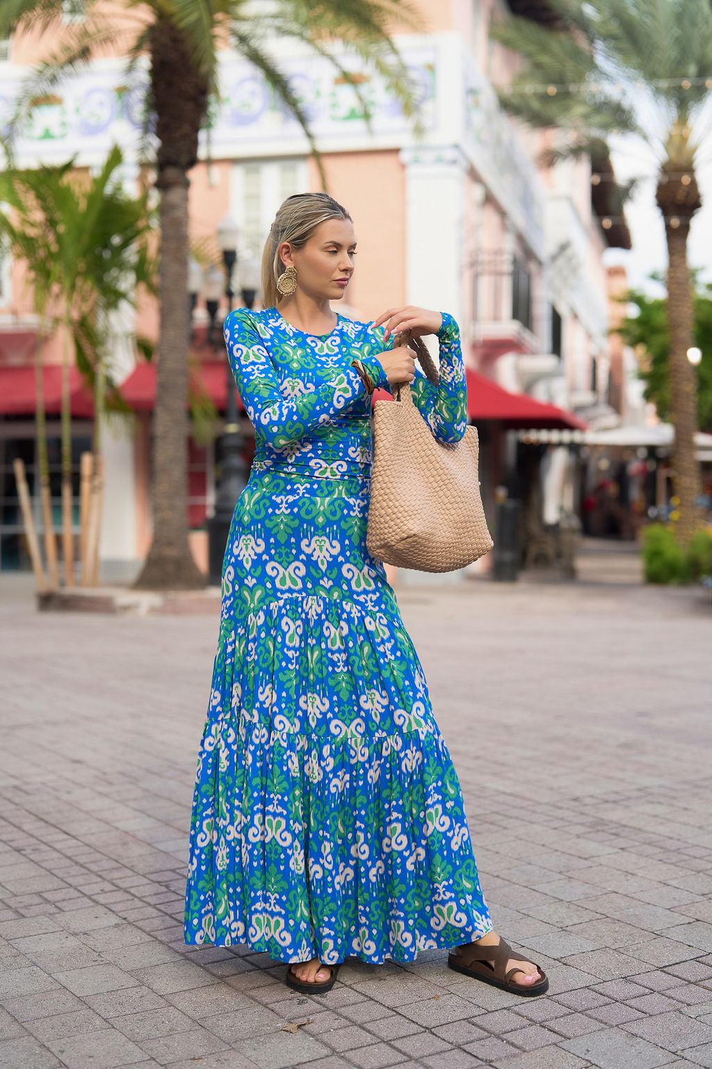 Tiered Maxi Skirt- Marrakesh