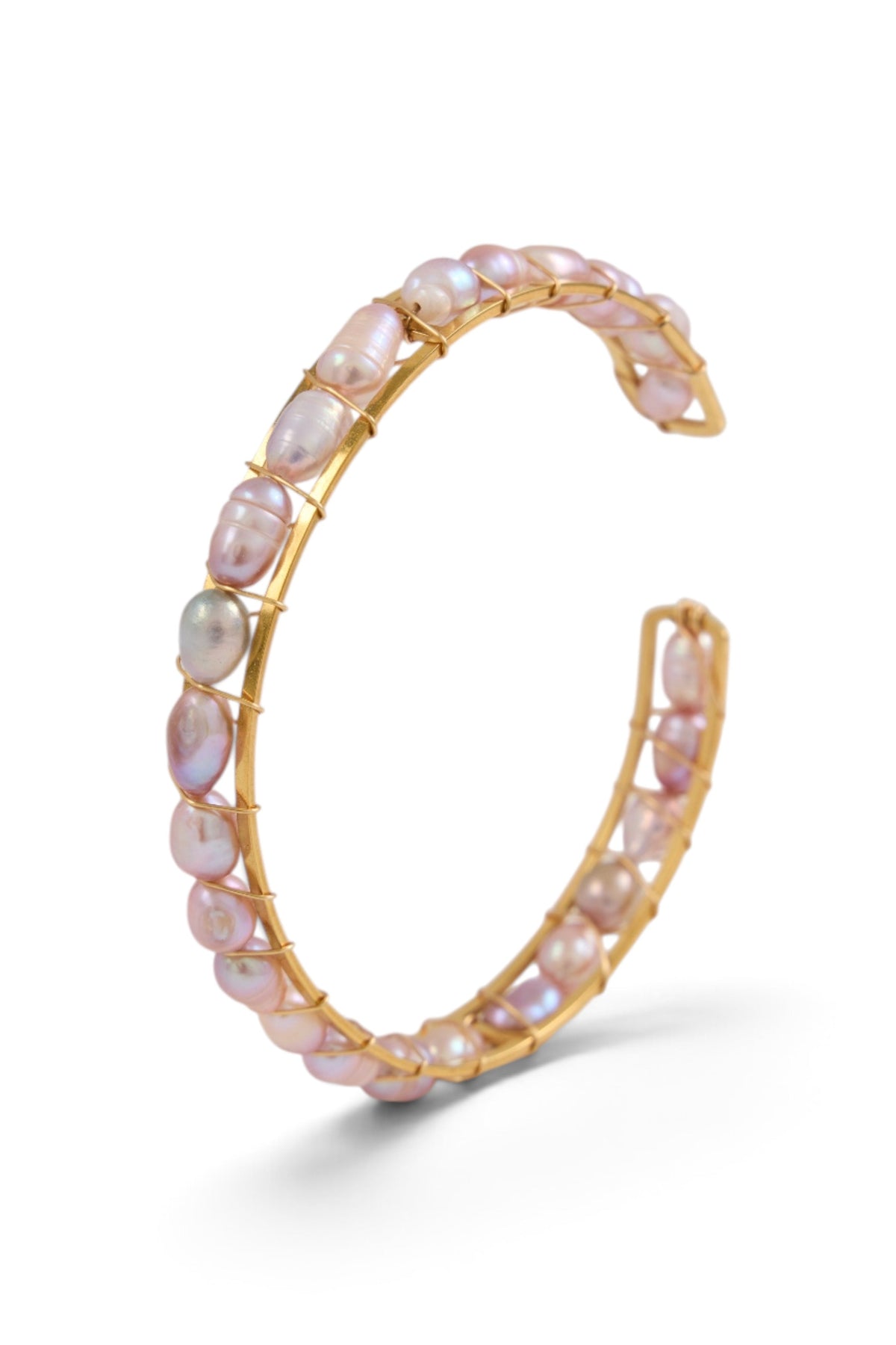 Freshwater Pearl Wrapped Cuff