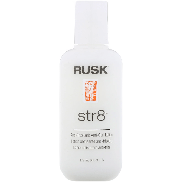 Rusk Str8 Anti-Frizz/Anti-Curl Lotion 6 fl oz