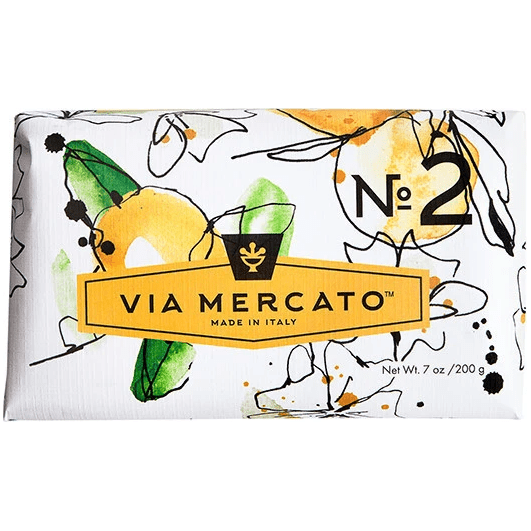 Via Mercato Nro. 2 Soap (Green Tea & White Musk) 7oz