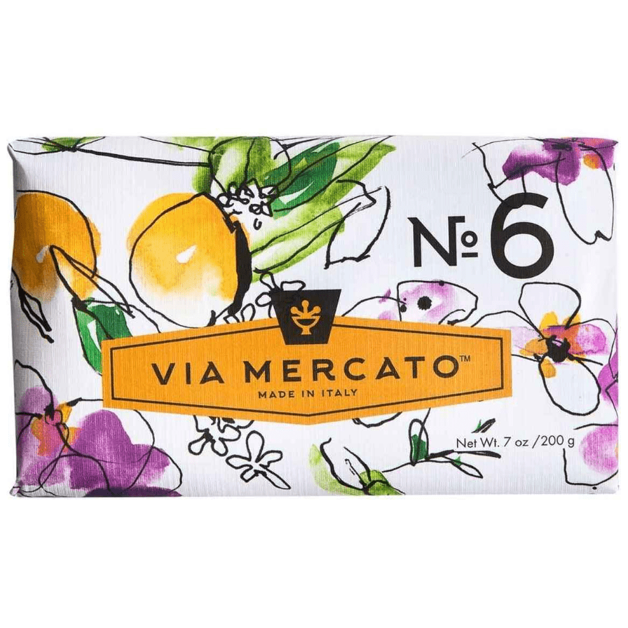 Via Mercato Nro. 6 Soap (Fig, Orange Blossom & Cedarwood) 7oz
