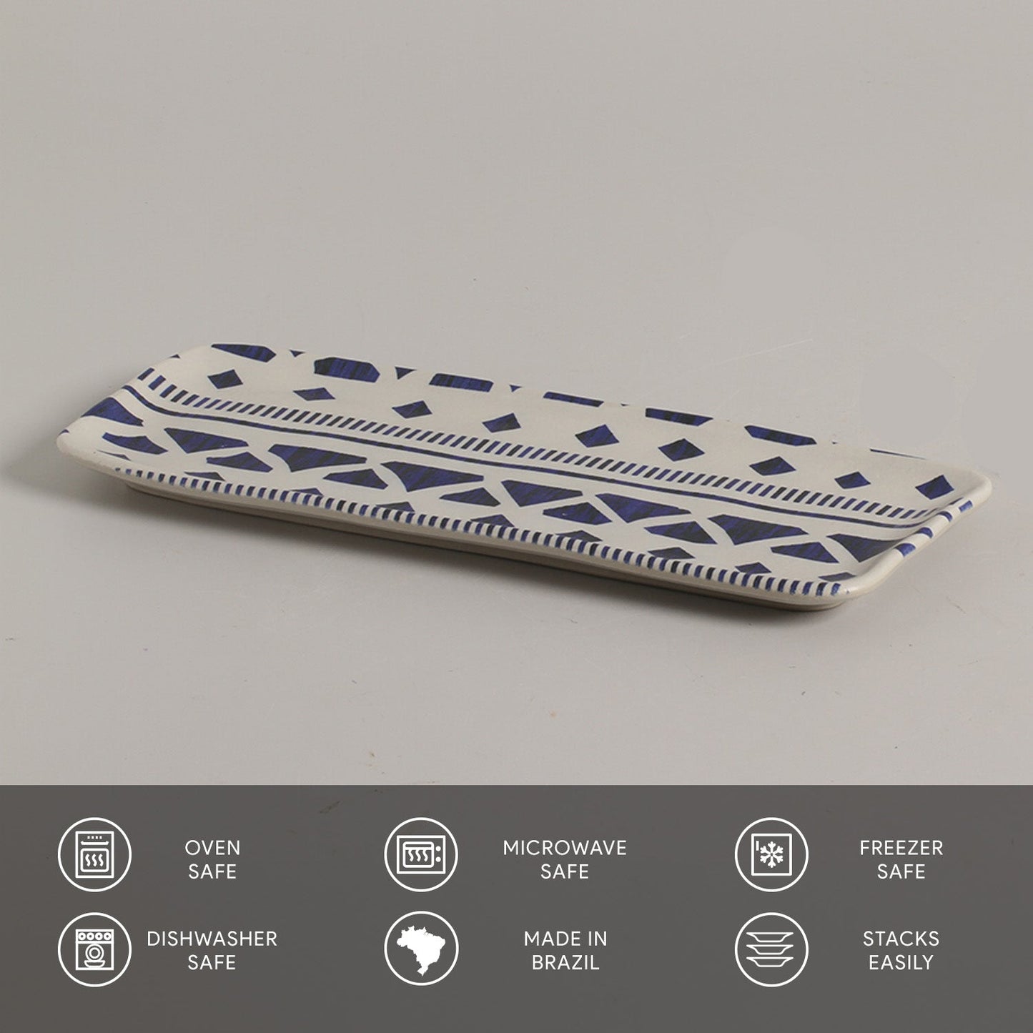 Rectangular Platter Medium Set of 4