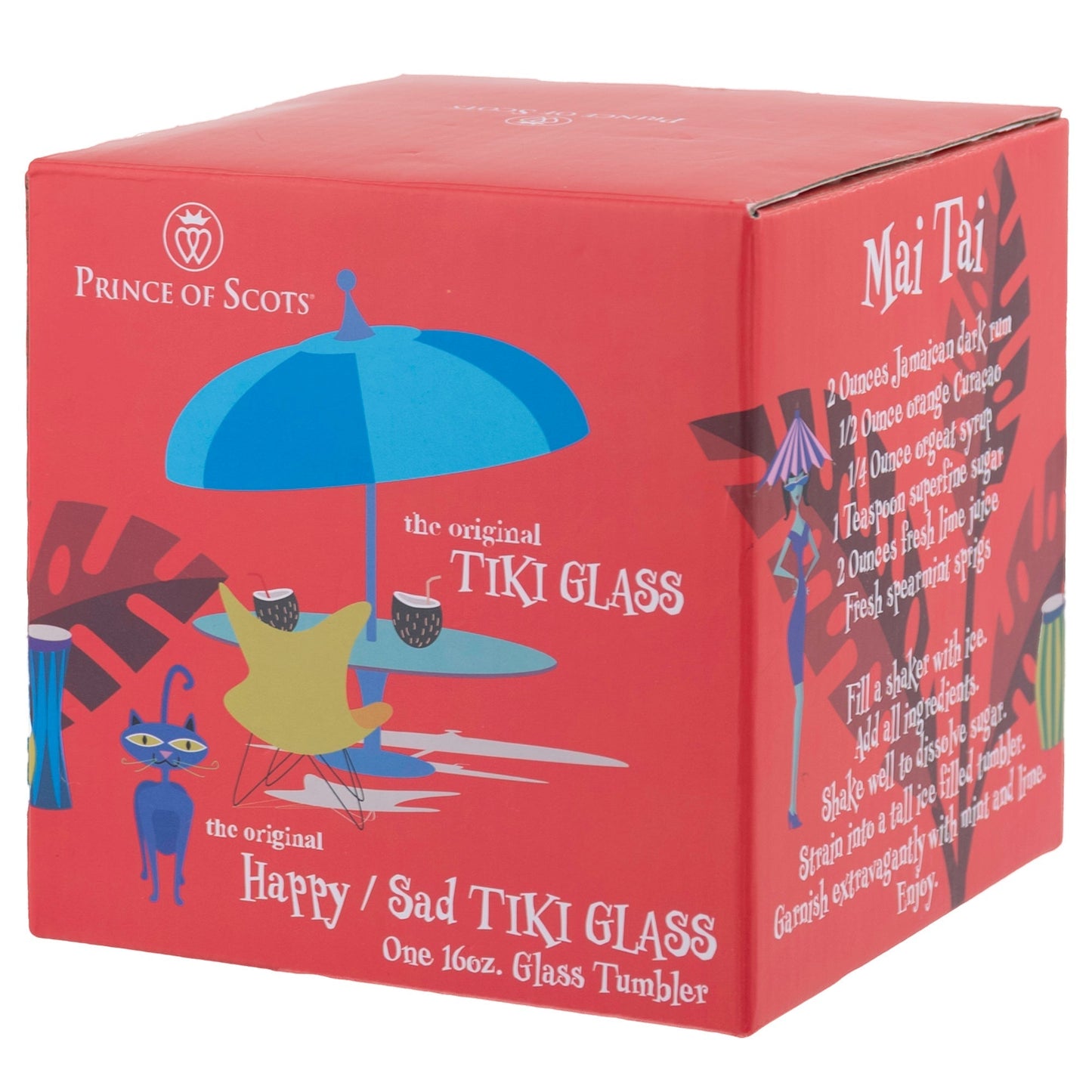 The Original Happy/Sad Tiki Glass Party in a Box