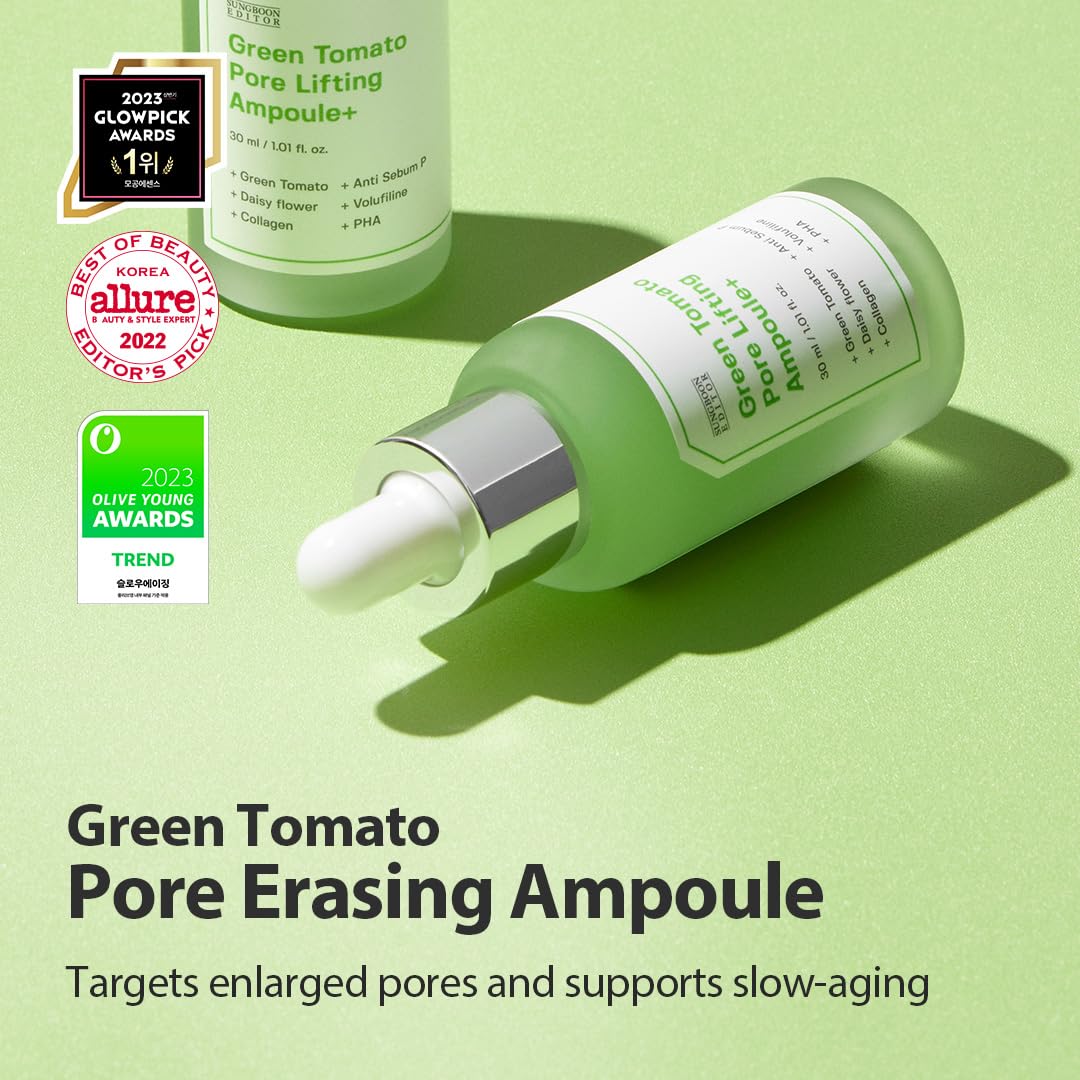 Sungboon Editor Green Tomato Pore Lifting Ampoule+ - Osadia Concept Store
