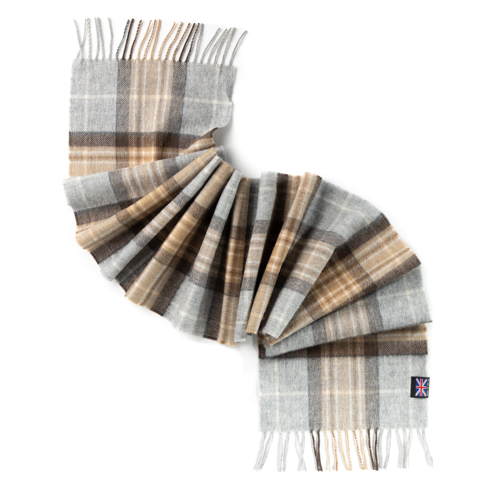Prince of Scots Merino Lambswool Tartan Scarf (McKellar) - Osadia Concept Store