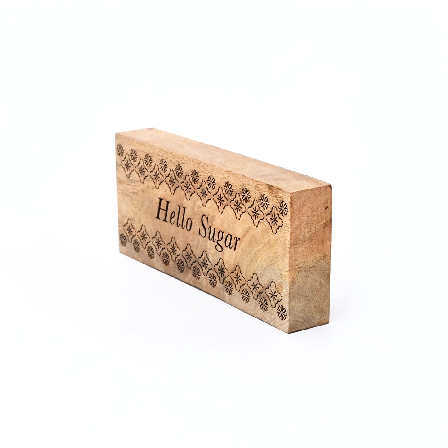 Wooden Word Blocks Set of 3 | Mango Wood | Handmade Décor