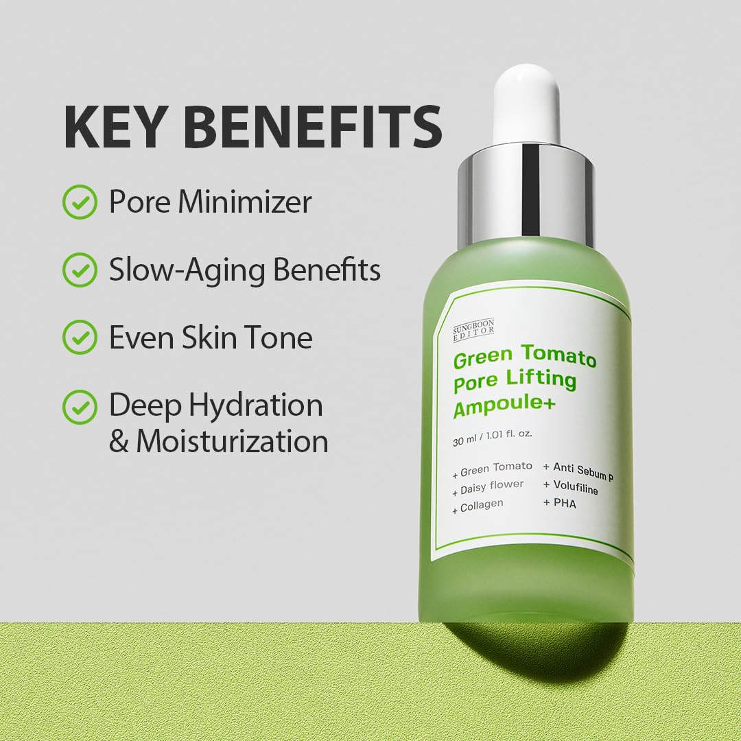 Sungboon Editor Green Tomato Pore Lifting Ampoule+ - Osadia Concept Store