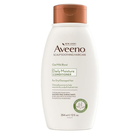 Aveeno Oat Milk Blend Moisturizing Conditioner Ultra-Hydrating for Dry Damaged Hair 12 fl oz