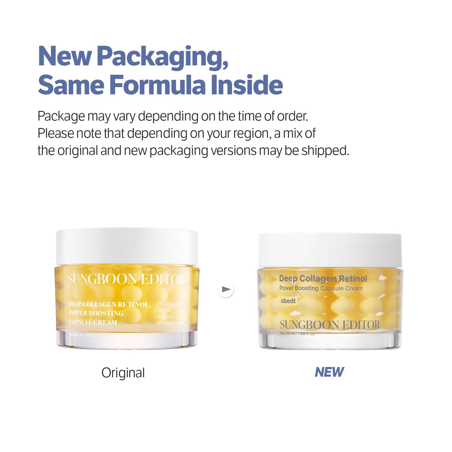 Sungboon Editor Deep Collagen Retinal Power Boosting Capsule Cream - Osadia Concept Store